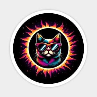 Eclipse Whiskers - Celestial Feline Magnet